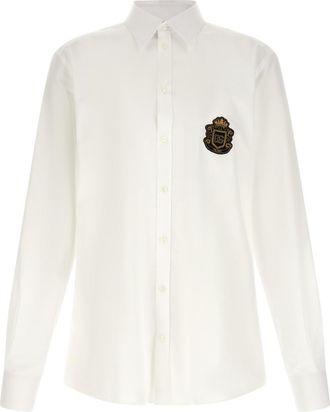 Dolce & Gabbana White Martini Shirt
