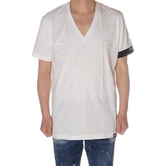 Dsquared2 Heren, Tops, Wit, Maat: XL Katoen