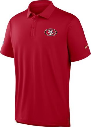 Nike San Francisco 49ers Tour Nike Mens Dri-FIT NFL Polo in Red | 04PF084K9B-3N3