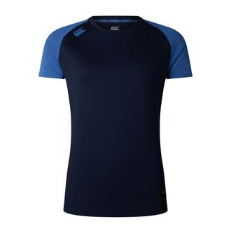 Canterbury Of New Zealand Dames/Dames Elite Training T-shirt (Marine/True Navy Marl)