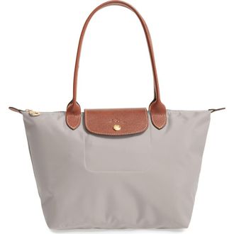 Longchamp Medium Le Pliage Nylon Shoulder Tote in Pebble at Nordstrom