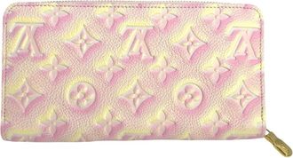 Louis Vuitton Monogram Empreinte Pink Monogram Empreinte Long Wallet (Bi-Fold) (Pre-Owned)