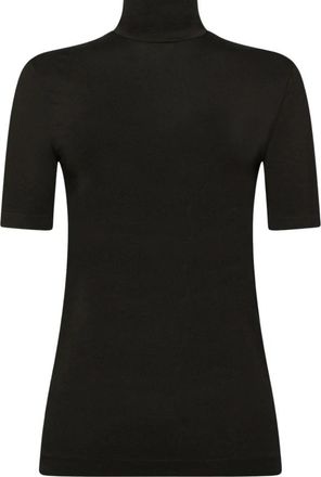 Wolford Aurora Short Sleeve Top - Dames - T-shirts - Zwart - S - Wol - Tops