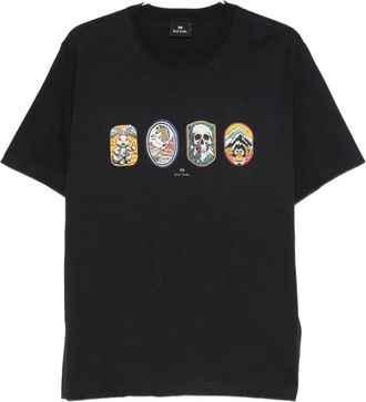Paul Smith T-shirt met grafische print - Blauw