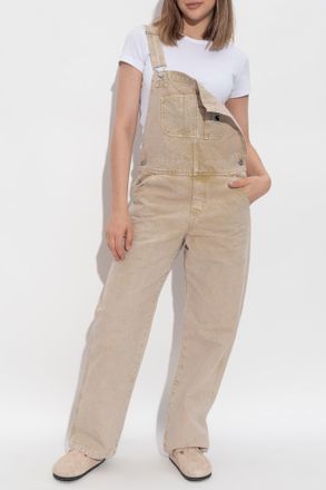 Carhartt Work in Progress Denim Overalls, Womens, Beige