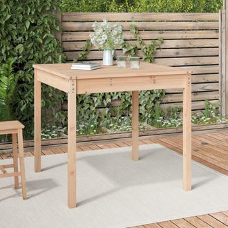 vidaXL Mesa De Jard&iacute;n Madera Maciza De Pino 82,5x82,5x76 Cm Vidaxl