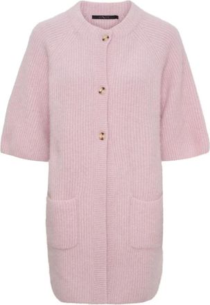 BTF-CPH Cardigan in procione e cashmere - - Knitwear - Donna - Rosa - M
