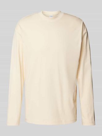Selected Relaxed Fit Longsleeve mit Stehkragen Modell DANI in Sand, Gr&ouml;&szlig;e XL