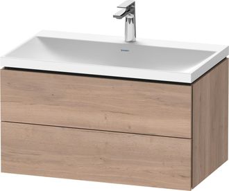 Duravit Duravit L-cube Conjunto En C Suspendido, 2 Cajones, Sin