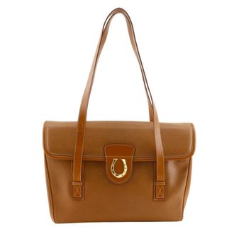 Gucci Brown Leather Tote Bag (Pre-Owned)