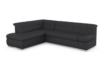 Domo Collection Ecksofa »Mona L-Form« wahlweise mit Bett- und Armlehnfunktion