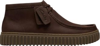 Clarks Torhill Hi Enkellaarzen - Heren - Schoenen - Bruin - Maat: 43 EU