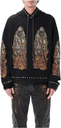 Who Decides War by Ev Bravado Hardware Hooded Pullover - Heren - Hoodies - Zwart - XL - Katoen - Hoodies & sweatvesten