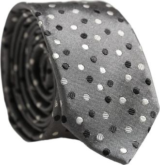 Dolce & Gabbana Verstelbare Strikdas - Heren - Stropdassen - Grijs - ONE Size - Accessoires