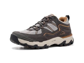 L.L.Bean Trail Model X Low Ventilated Hiker Mens Climbing Shoes Dark Silt/Shore Sand : 11.5 D - Medium, Suede