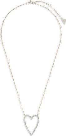 Sterling Forever Margit 14k Gold Plated Sterling Silver Heart Pendant Necklace at Nordstrom