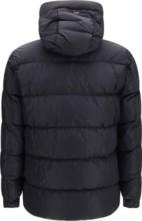 Herno Mens Black Goose Down Shell Jacket Clothing