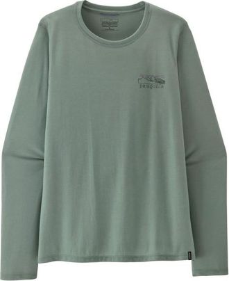 Patagonia L/S Capilene Cool Trail Shirt Funktionsshirt f&uuml;r Damen | gr&uuml;n/oliv