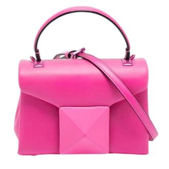 Valentino Pre-owned Handbag - Dames - Pre-owned - Roze - Maat: ONE Size Leer