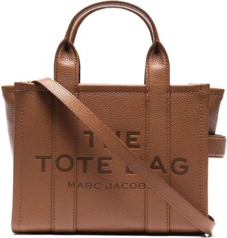 Marc Jacobs The Leather Small Tote Bag - female - Marc Jacobs - Shopping Bags - Brown - ONE SIZE - Bags