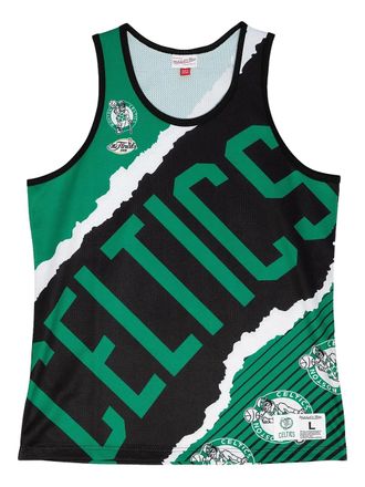 Mitchell & Ness Jumbotron 2.0 Celtic tanktop met ronde hals - Groen