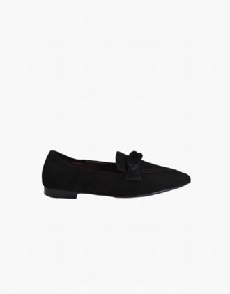 Cordani Womens Miriam Pointed Toe Loafers In Black Suede