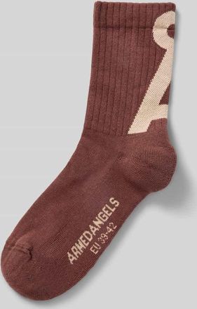 Armedangels Armedangels Socken aus Baumwoll-Mix Modell SAAMUS SHORT in Mauve, Größe 35-38