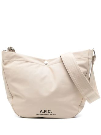 A.P.C. Journal shoulder bag - women - Polyester - OS - Neutrals