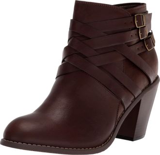 Journee Collection Strap Brown STRAP-BRN Womens