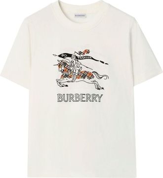 Burberry Ekd Cotton T-Shirt-Donna