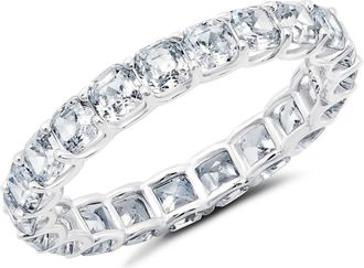 Crislu Cubic Zirconia Eternity Ring in Platinum at Nordstrom, Size 5