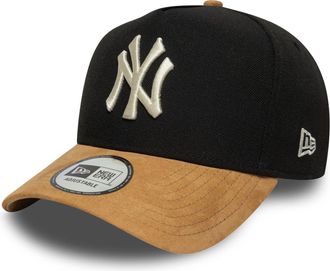New Era A-Frame Trucker Cap - Suede New York Yankees Black