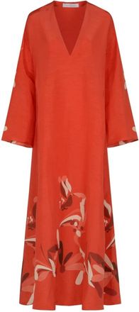 Raquel Diniz Kleedjes, Dames, Veelkleurig, S, Lena Kaftan Long