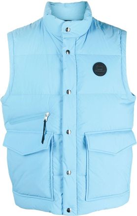 Woolrich feather down gilet - men - Feather Down/Polyester/Polyamide - S - Blue