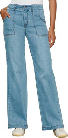 Sanctuary Standard Rise Wide Leg Jean In Keep Up