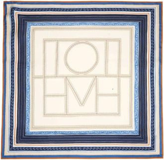 Toteme Silky Scarves, female, Blue, Size: ONE SIZE Collector Scarf