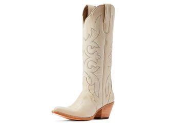 Ariat Belinda StretchFit Western Boot Womens Shoes Bone : 6.5 B - Medium, Leather
