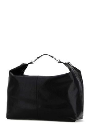 Gucci Mens Black Leather Shopping Bag Blackvrv Borse A Mano
