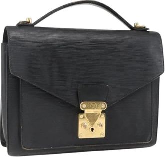 Louis Vuitton Pre-owned Vintage Handtas - Dames - Vintage Handtas - Zwart - ONE Size - Leer - Vintage