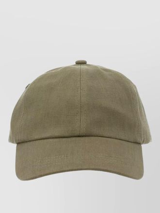 Paul Smith linen baseball cap curved brim vents