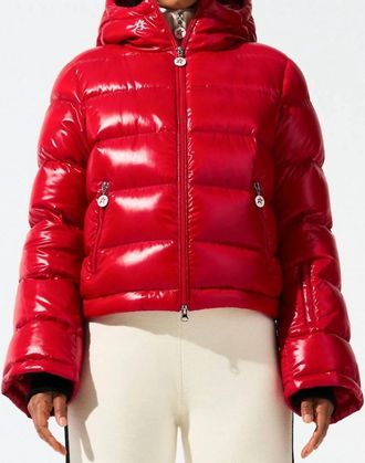 Perfect Moment Polar Flare Ski Jacket In Red