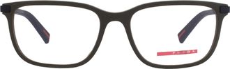 Prada Demo Square Mens Eyeglasses PS 02RV 15X1O1 54