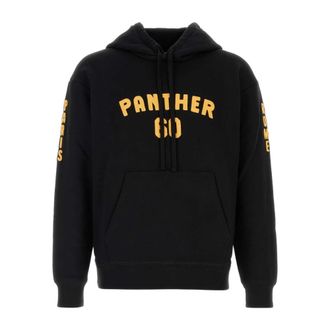 Valentino Garavani Hoodies, male, Black, Size: M Cotton Hooded Sweatshirt