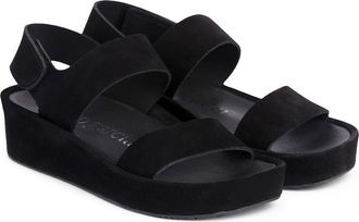 Pedro Garcia Lacey Platform Slingback Sandal in Black Castoro at Nordstrom, Size 38.5