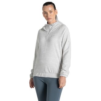 Craghoppers Dames/Dames Esk Half Zip Fleece Top (Maangrijs)