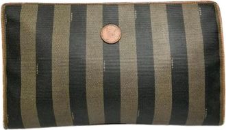 Fendi Pre-owned Clutches, female, Multicolor, Size: ONE SIZE Pre-owned Vintage Leather Clutch