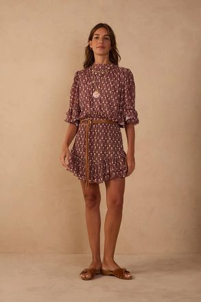 Dress To Tulle Short Dress In Essencia Print