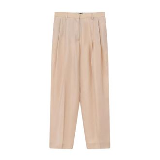 Fabiana Filippi Wide Trousers, female, Brown, Size: XS Wide Trousers