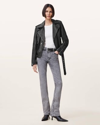 AllSaints Balfern Leather Biker Jacket