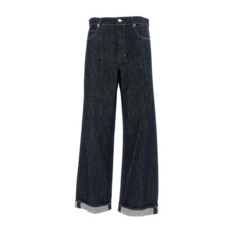 Max Mara Wide Jeans, female, Blue, Size: XS Wide Jeans